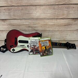 Microsoft Xbox 360 - Guitar Hero Sunburst - Wireless Guitar Controller Tested